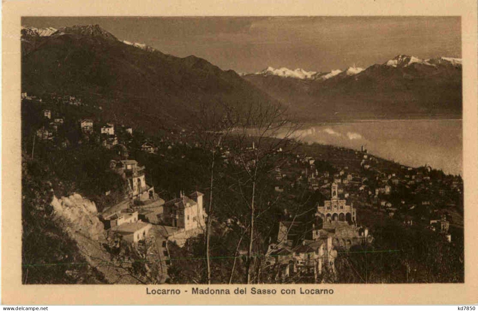 Locarno - Madonna Del Sasso Con Locarno - Locarno