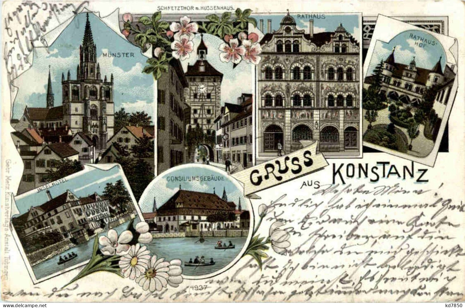 Gruss Aus Konstanz - Litho - Konstanz