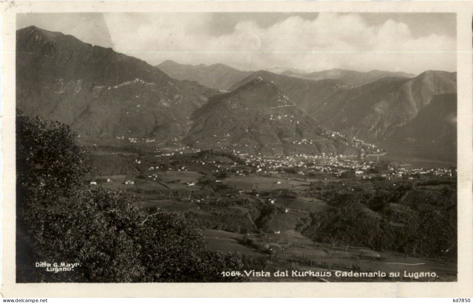 Lugano - Visto Dal Kurhaus Cademario - Cademario