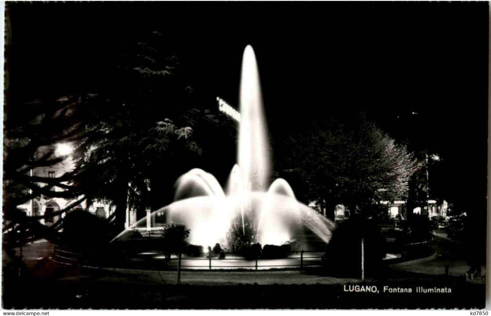 Lugano - Fontana Illuminata - Lugano