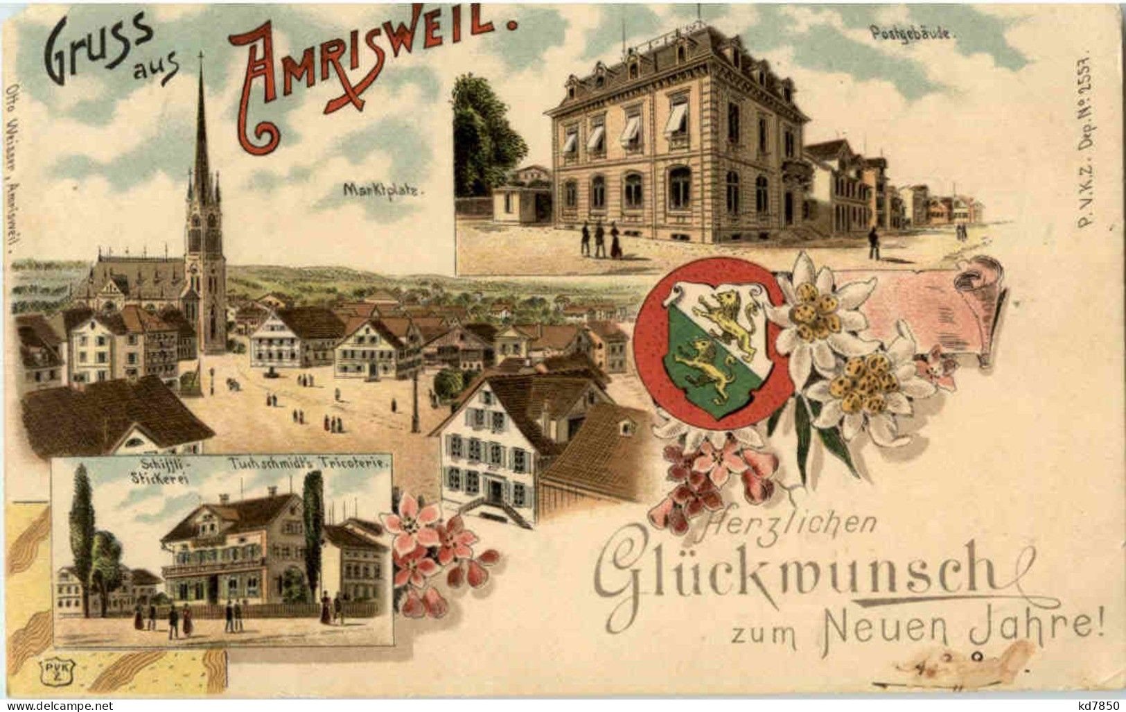 Gruss Aus Amriswil - Litho - Amriswil