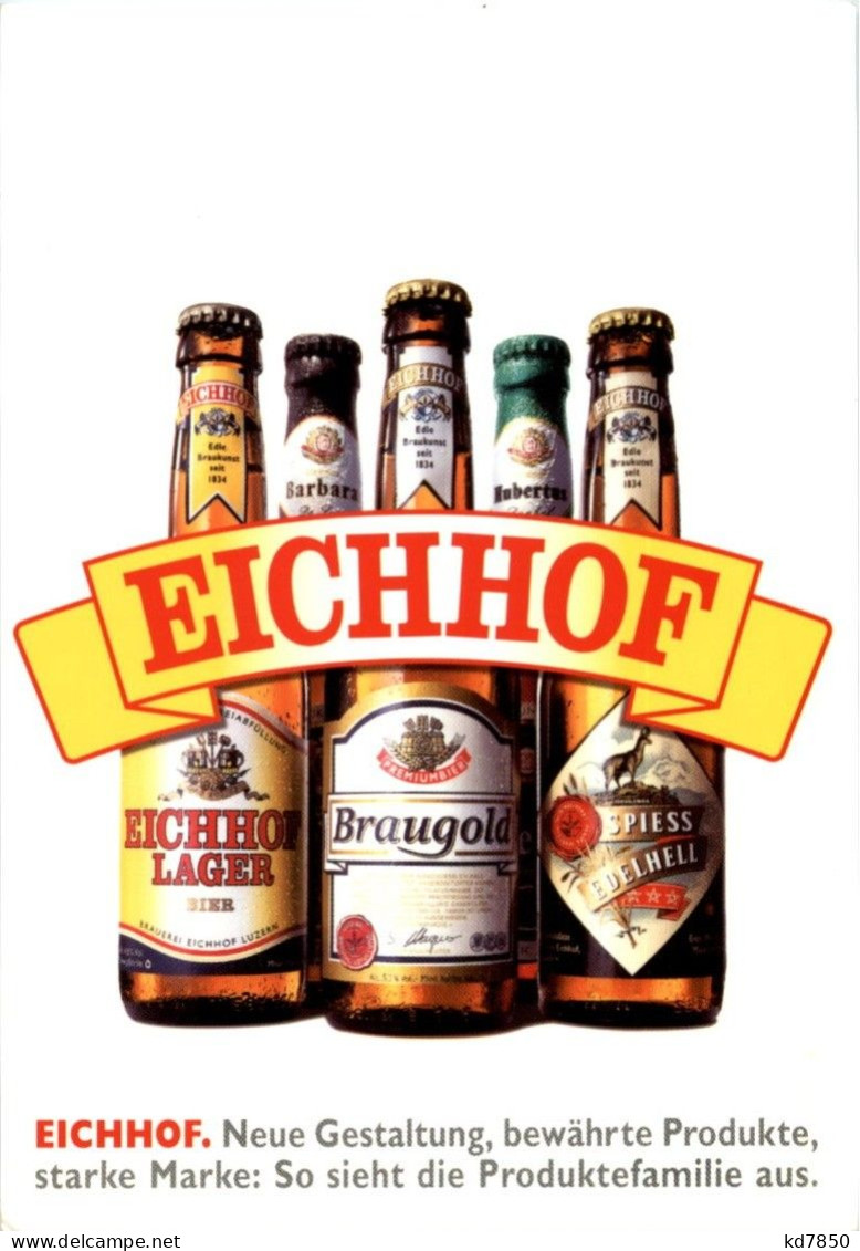 Eichhof Brauerei - Bier - Beer - Werbepostkarten