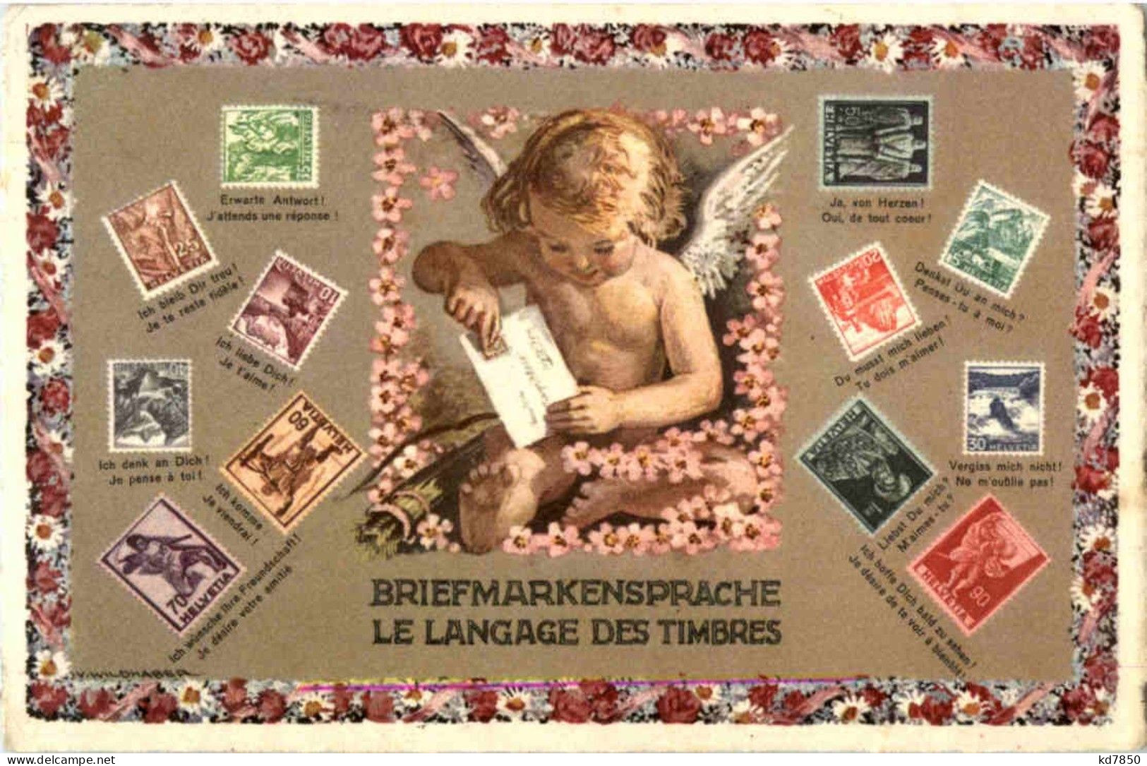 Briefmarkensprache Schweiz - Altri & Non Classificati