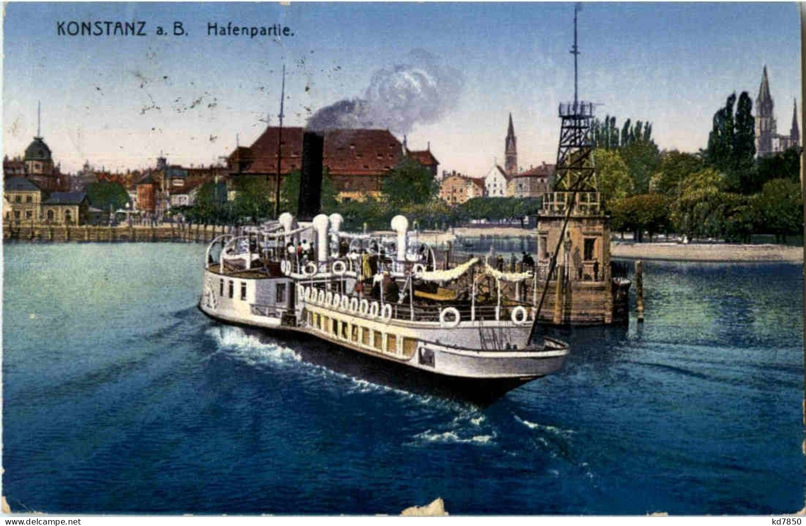 Konstanz - HAfenpartie Mit Schiff - Konstanz