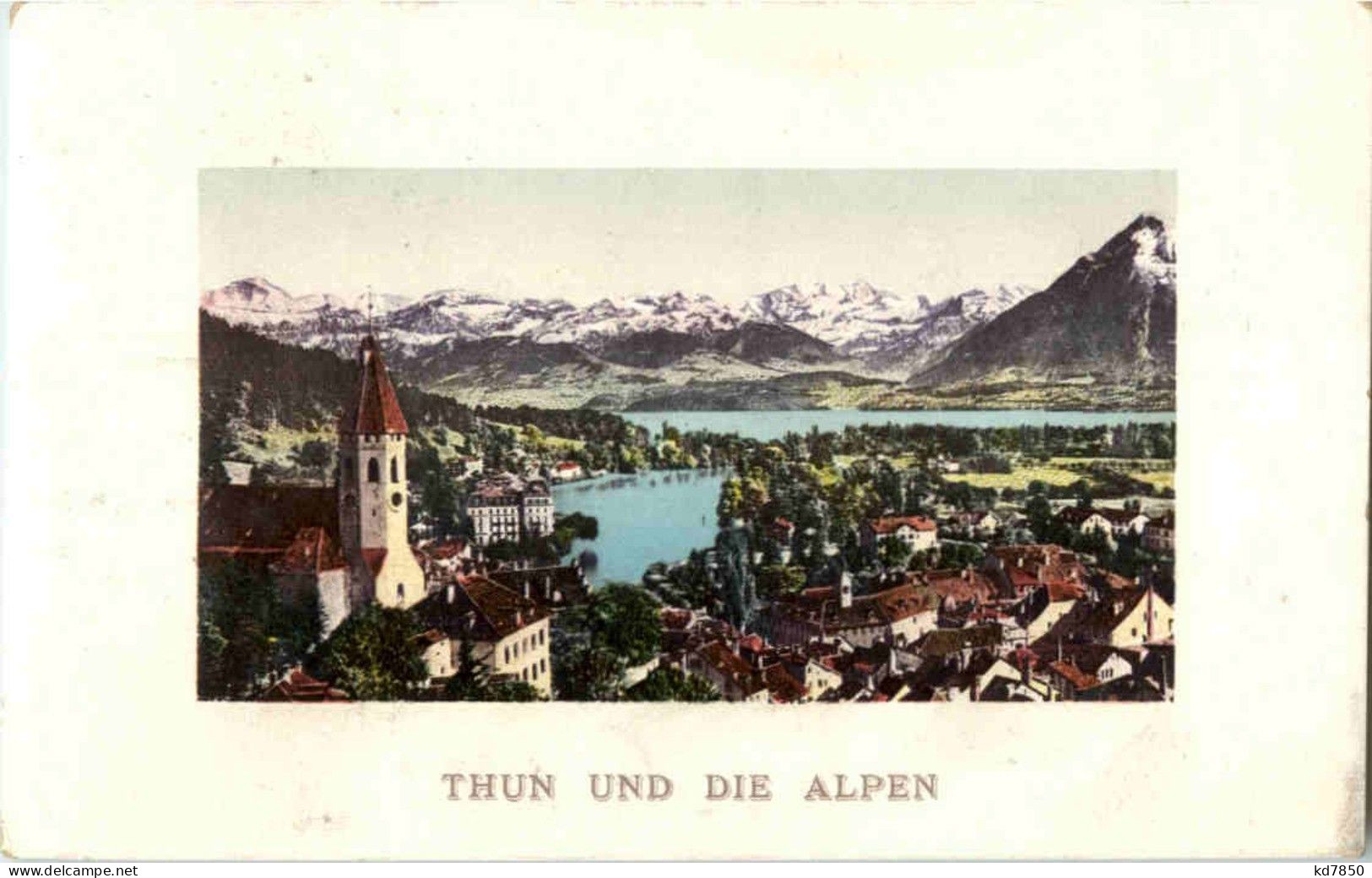 Thun Und Die Alpen - Thoune / Thun