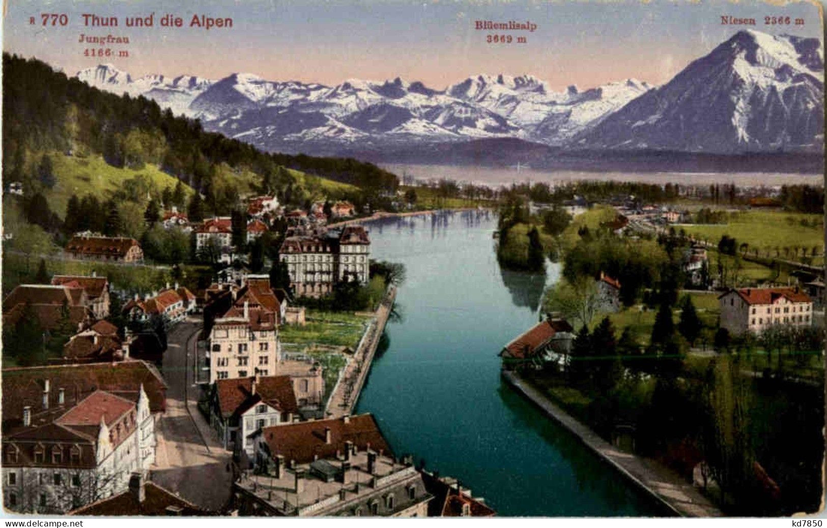 Thun Und Die Alpen - Thoune / Thun
