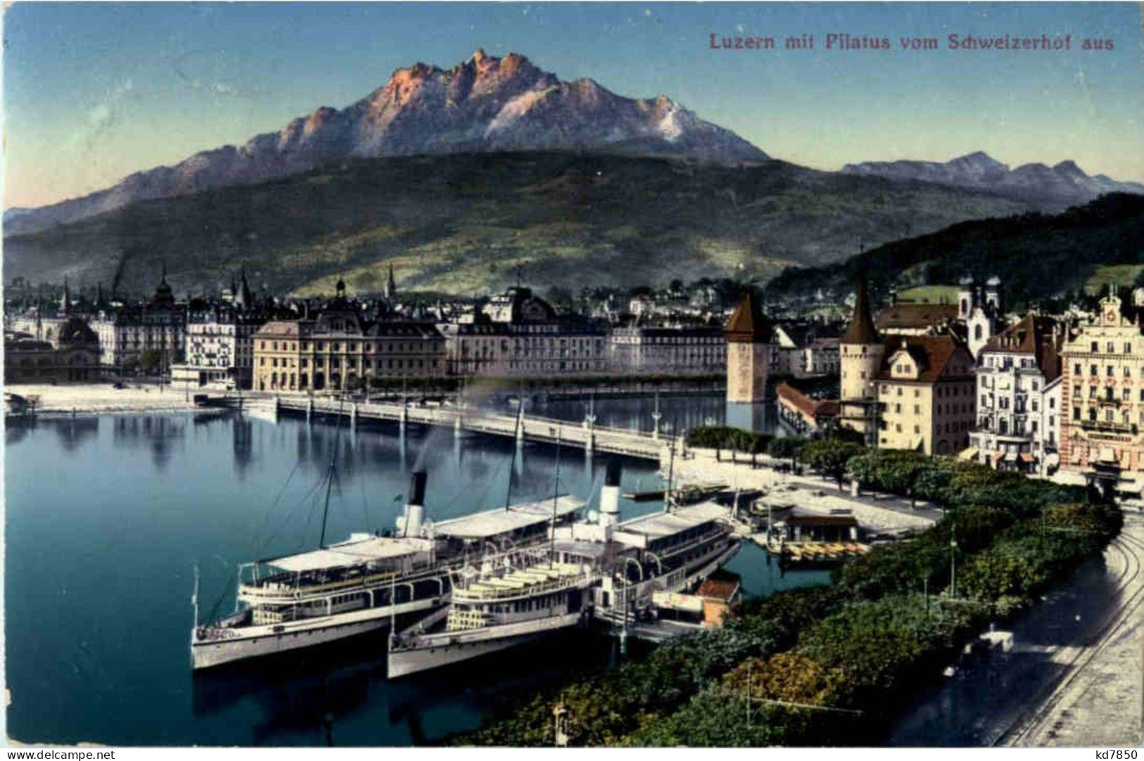 Luzern Mit Schiffen - Luzern