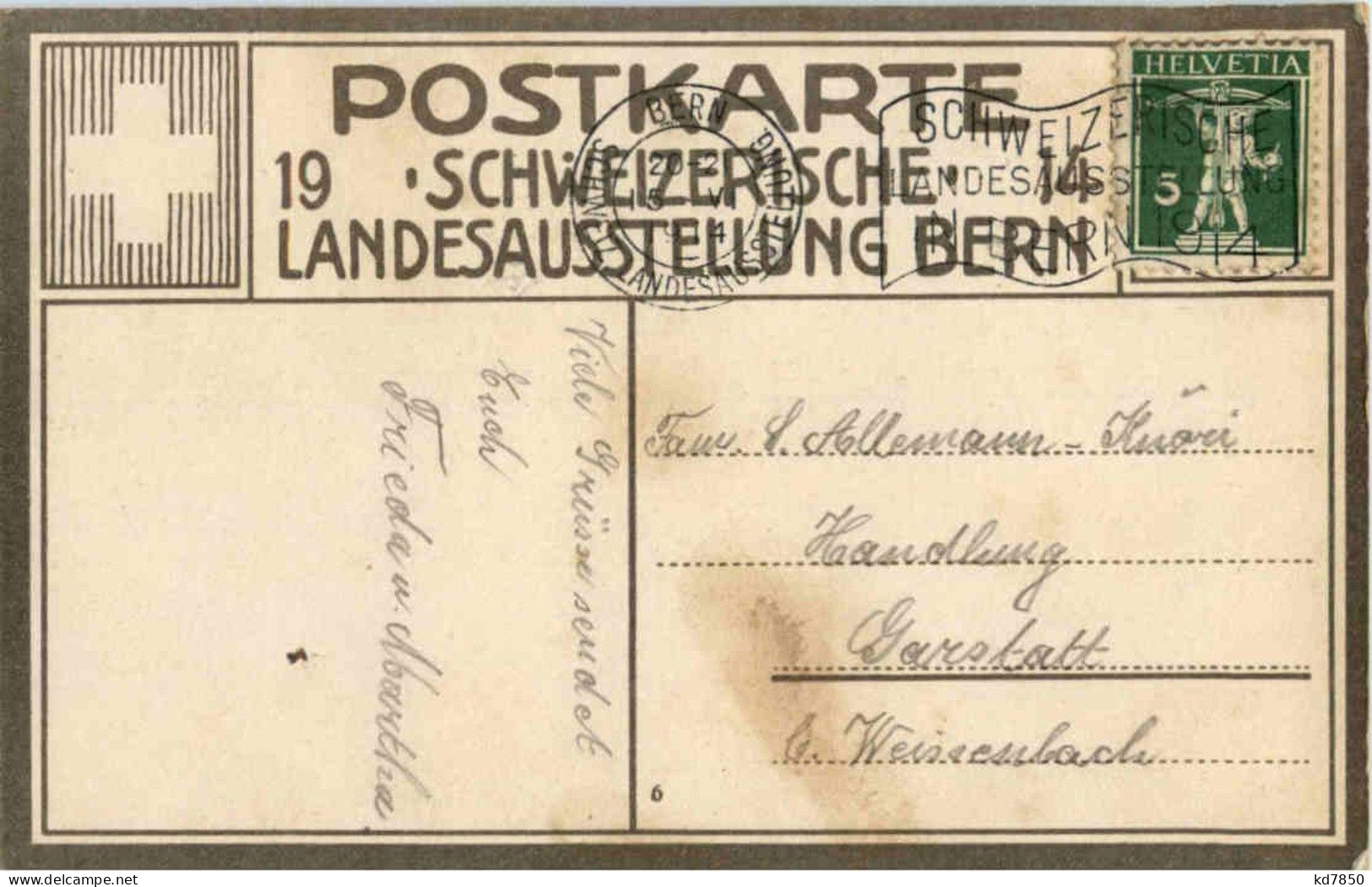 Bern - Schw. Landesausstellung 1914 - Berne