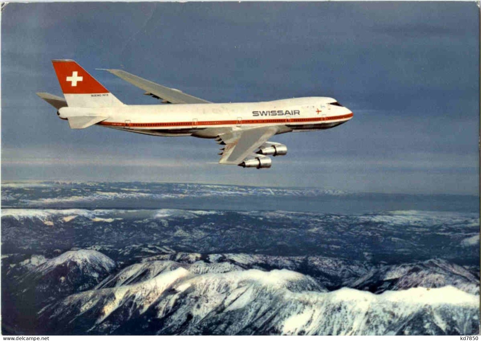 Swissair - Boing 747 - Autres & Non Classés