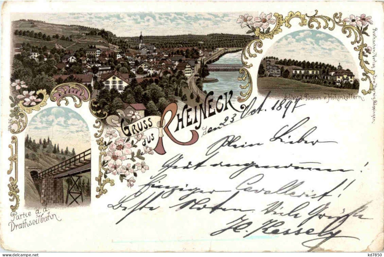 Gruss Aus Rheineck - Litho - Rheineck