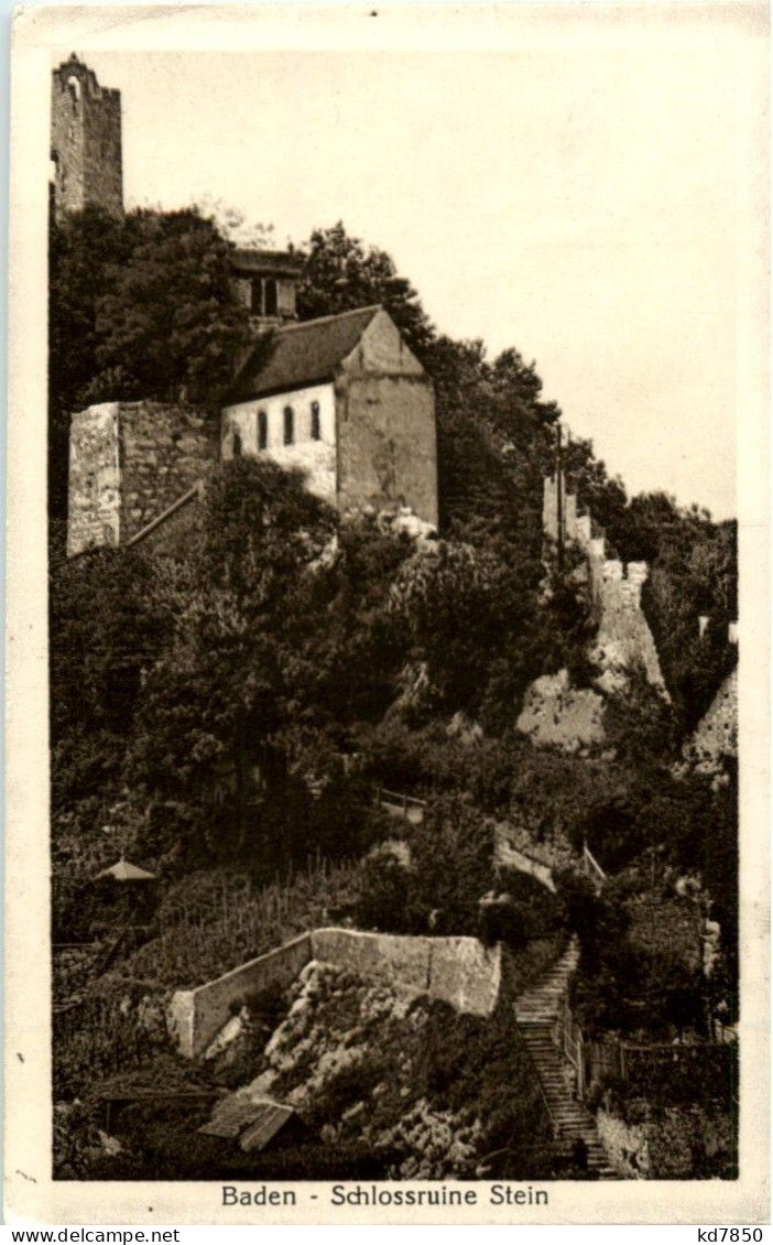 Baden - Schlossruine Stein - Baden