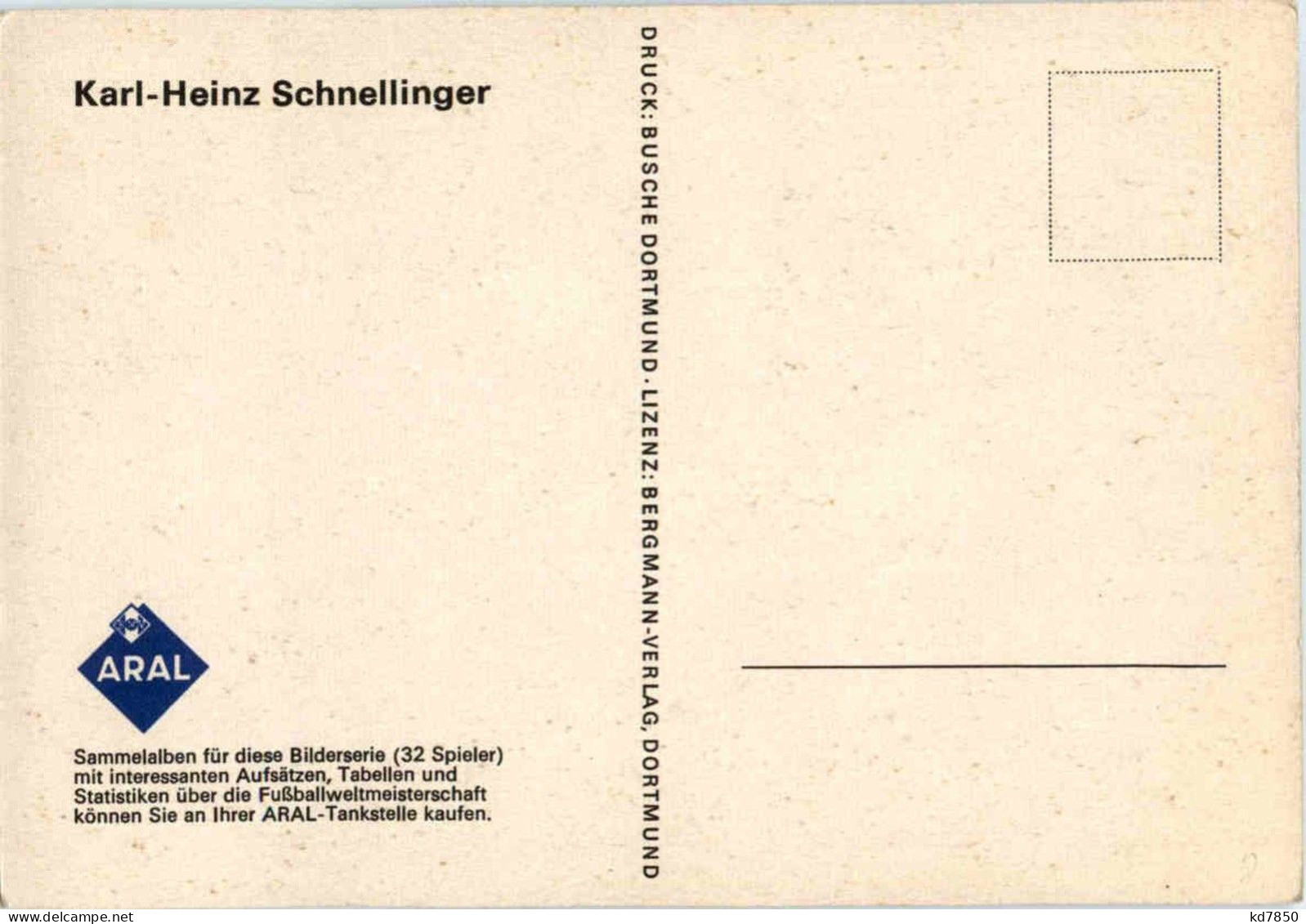 Karl - Heinz Schnellinger - Fussball