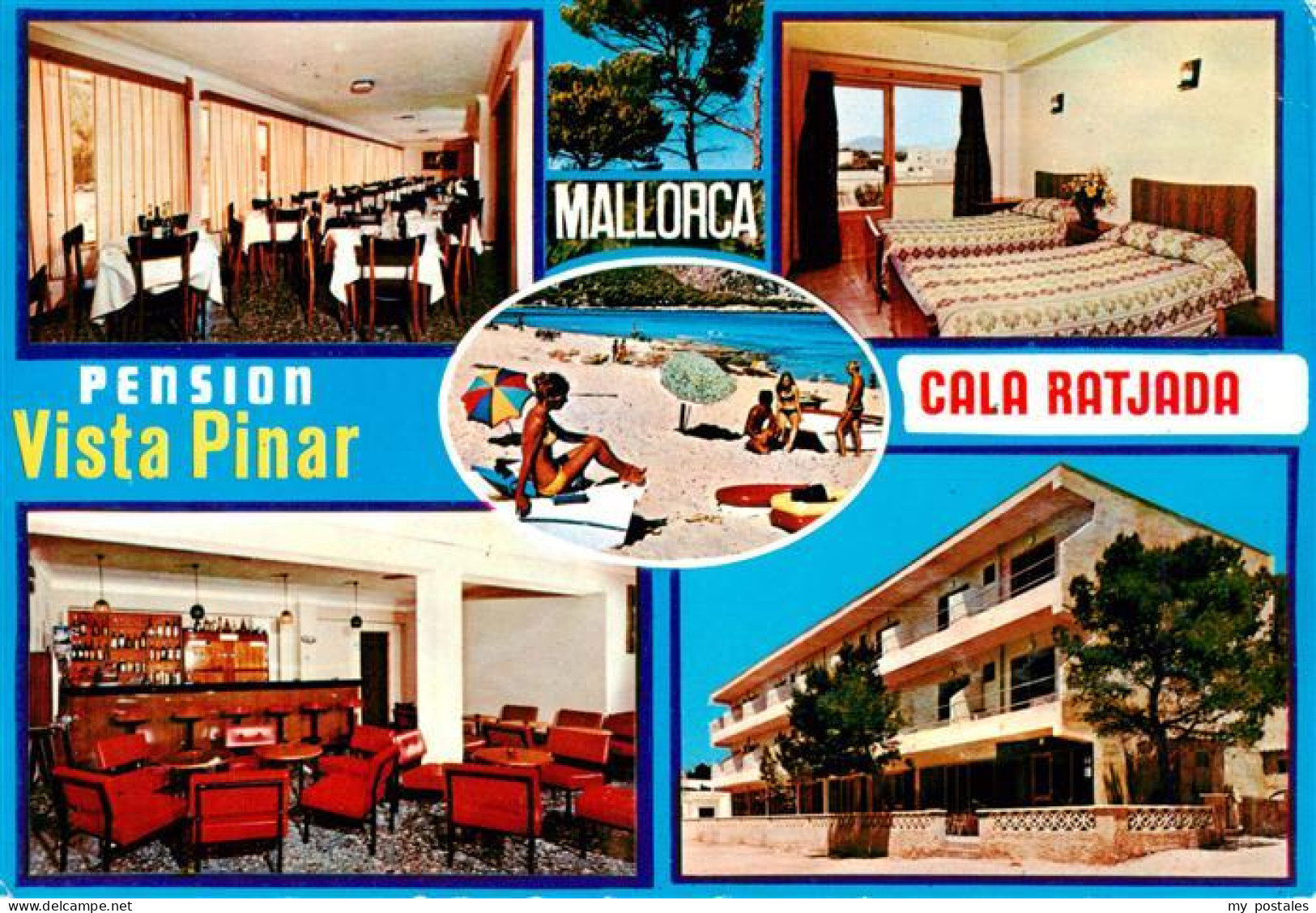 73941654 Cala_Ratjada_Mallorca Pension Vista Pinar Speisesaal Bar Zimmer Strand - Other & Unclassified