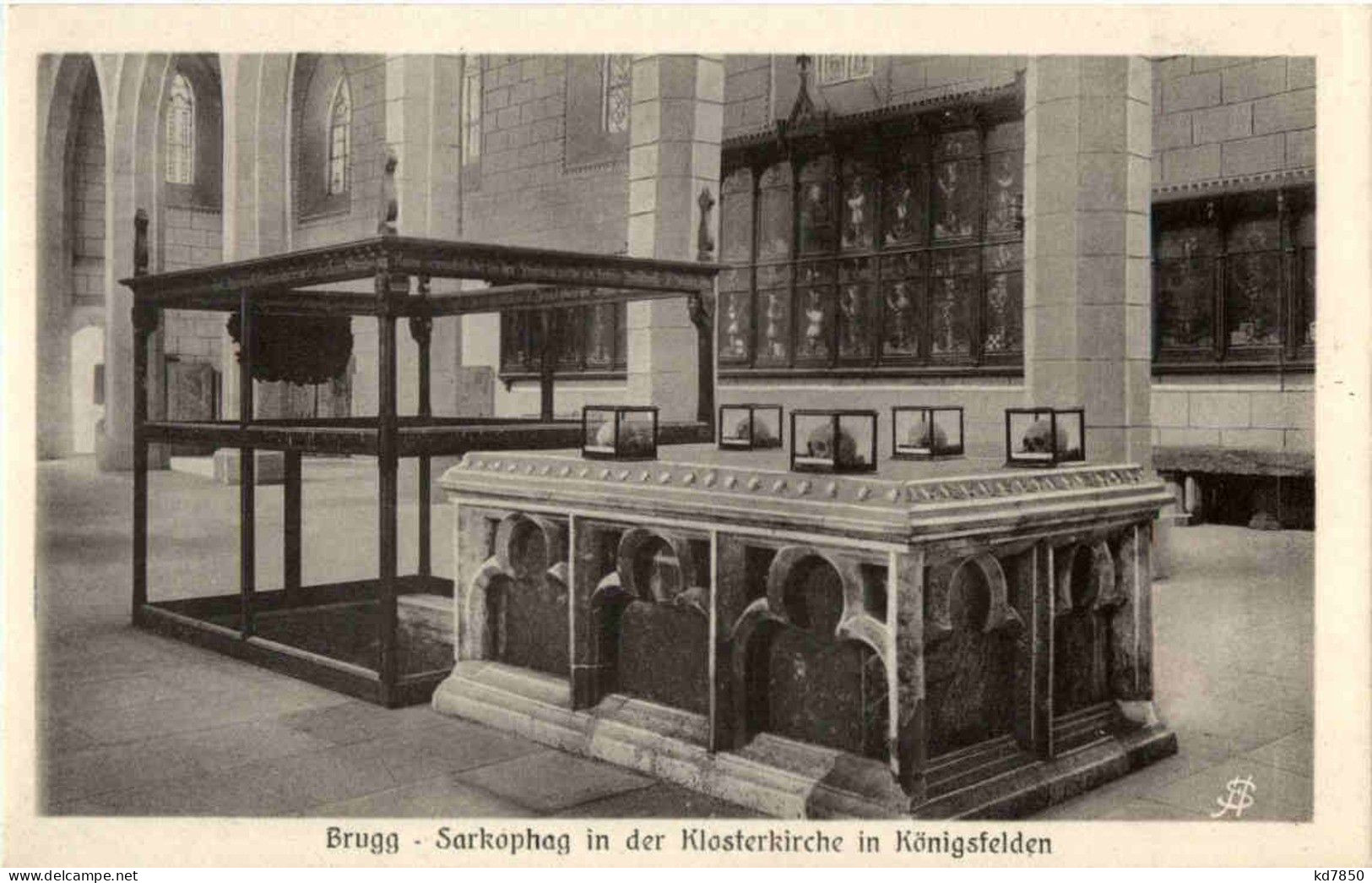 Brugg - Sarkophag In Der Klosterkirche - Brugg