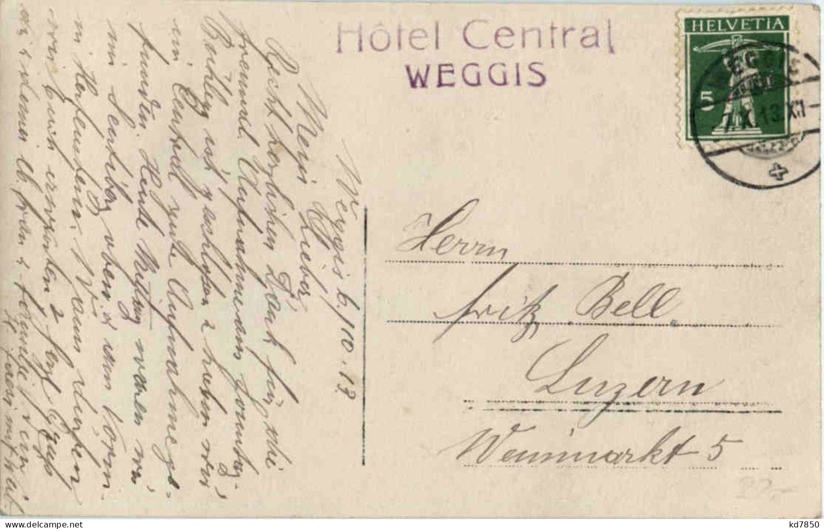 Weggis - Hotel Central - Weggis