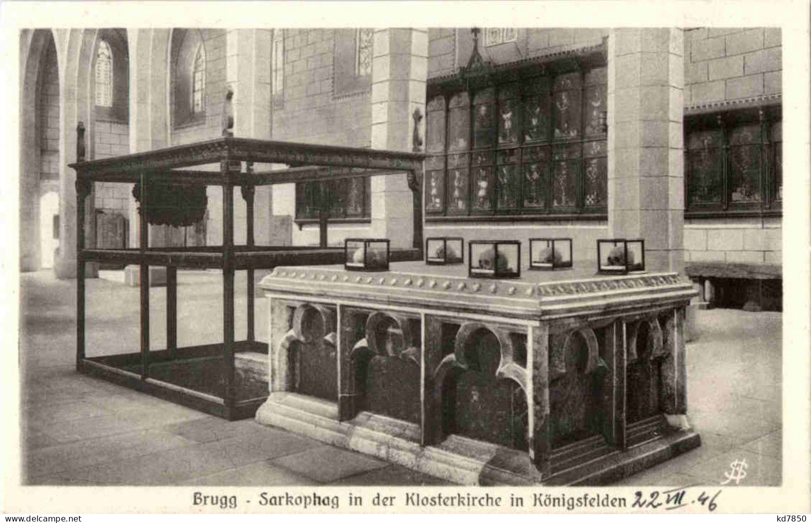 Brugg - Sarkophag In Der Klosterkirche - Brugg