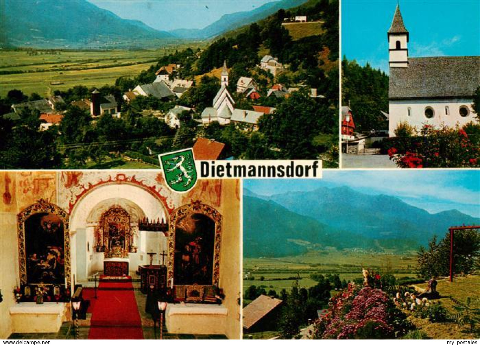 73941631 Dietmannsdorf_Sulmtal Panorama Paltental Kirche Inneres - Autres & Non Classés