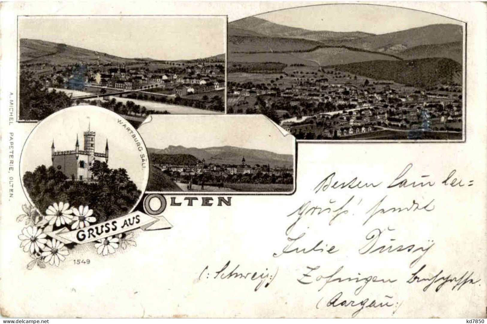 Gruss Aus Olten - Litho - Olten