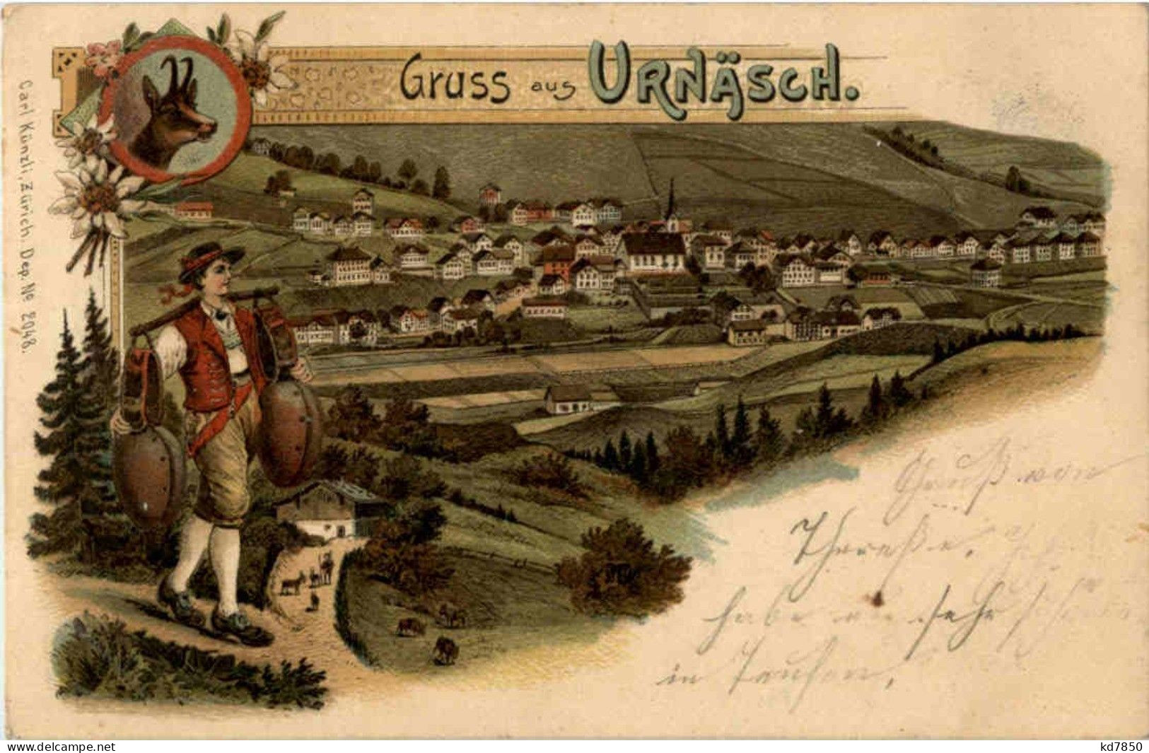 Gruss Aus Urnäsch - Litho - Urnäsch