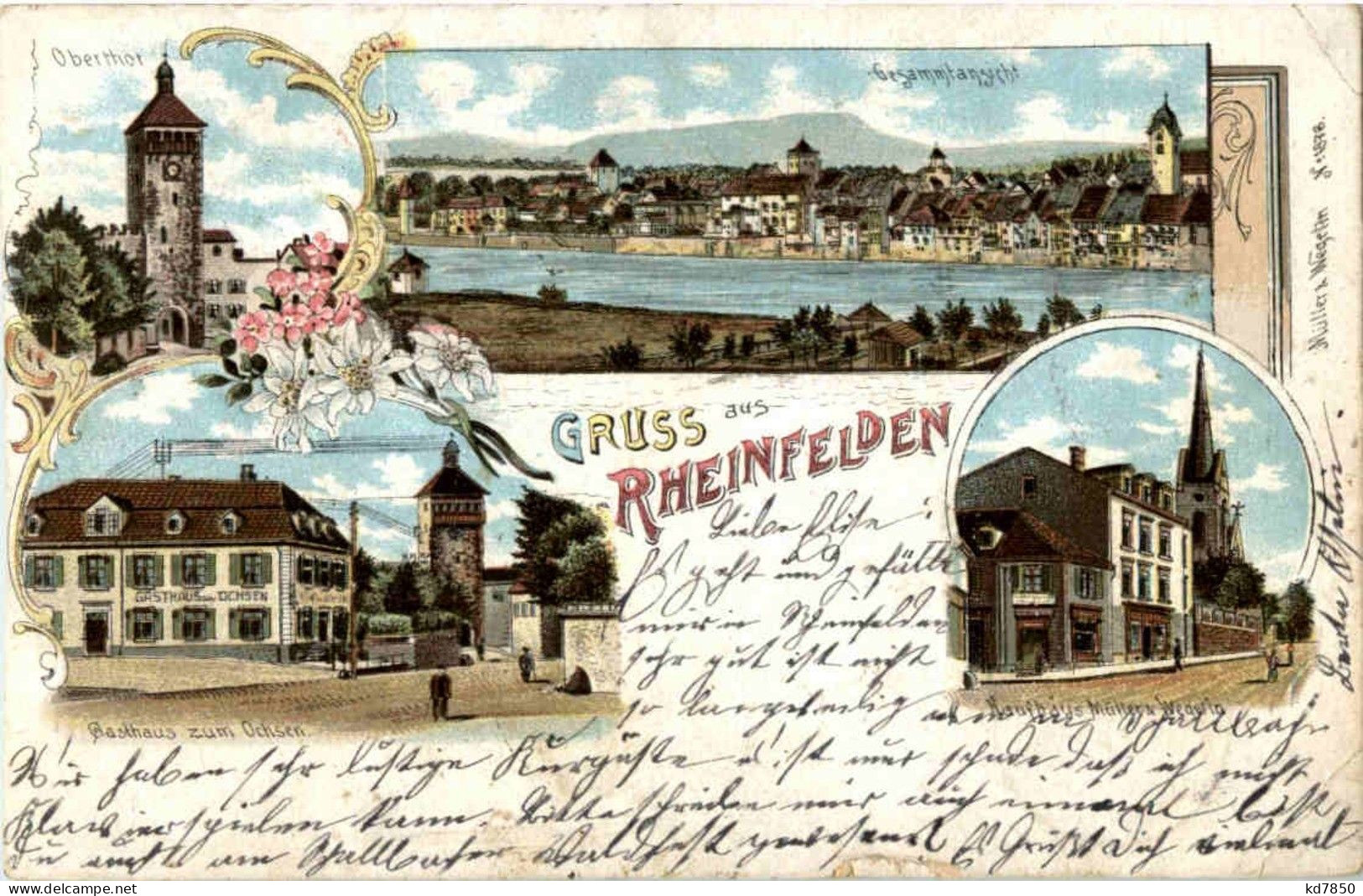 Gruss Aus Rheinfelden - Litho - Rheinfelden