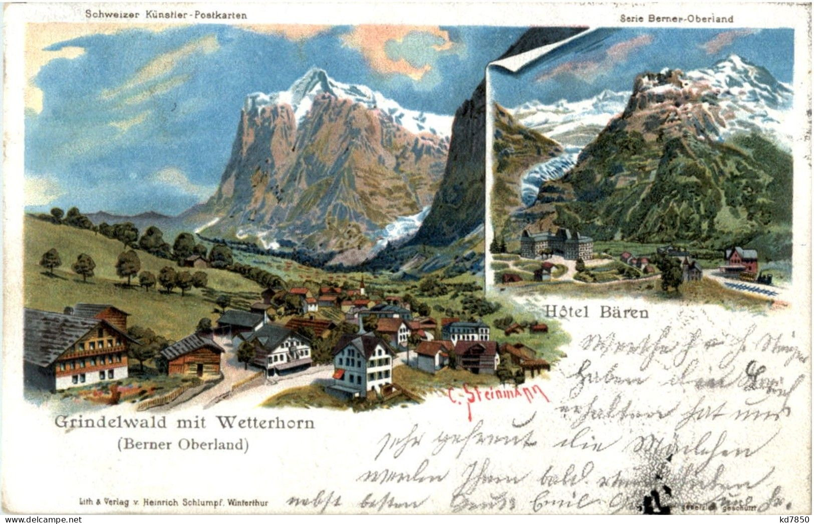 Grindelwald - Litho - Grindelwald