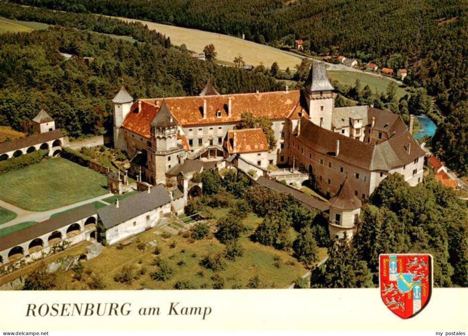 73941621 Rosenburg_Kamp_Waldviertel_AT Burg Rosenburg Mit Torturm Arkaden Und Sa - Sonstige & Ohne Zuordnung