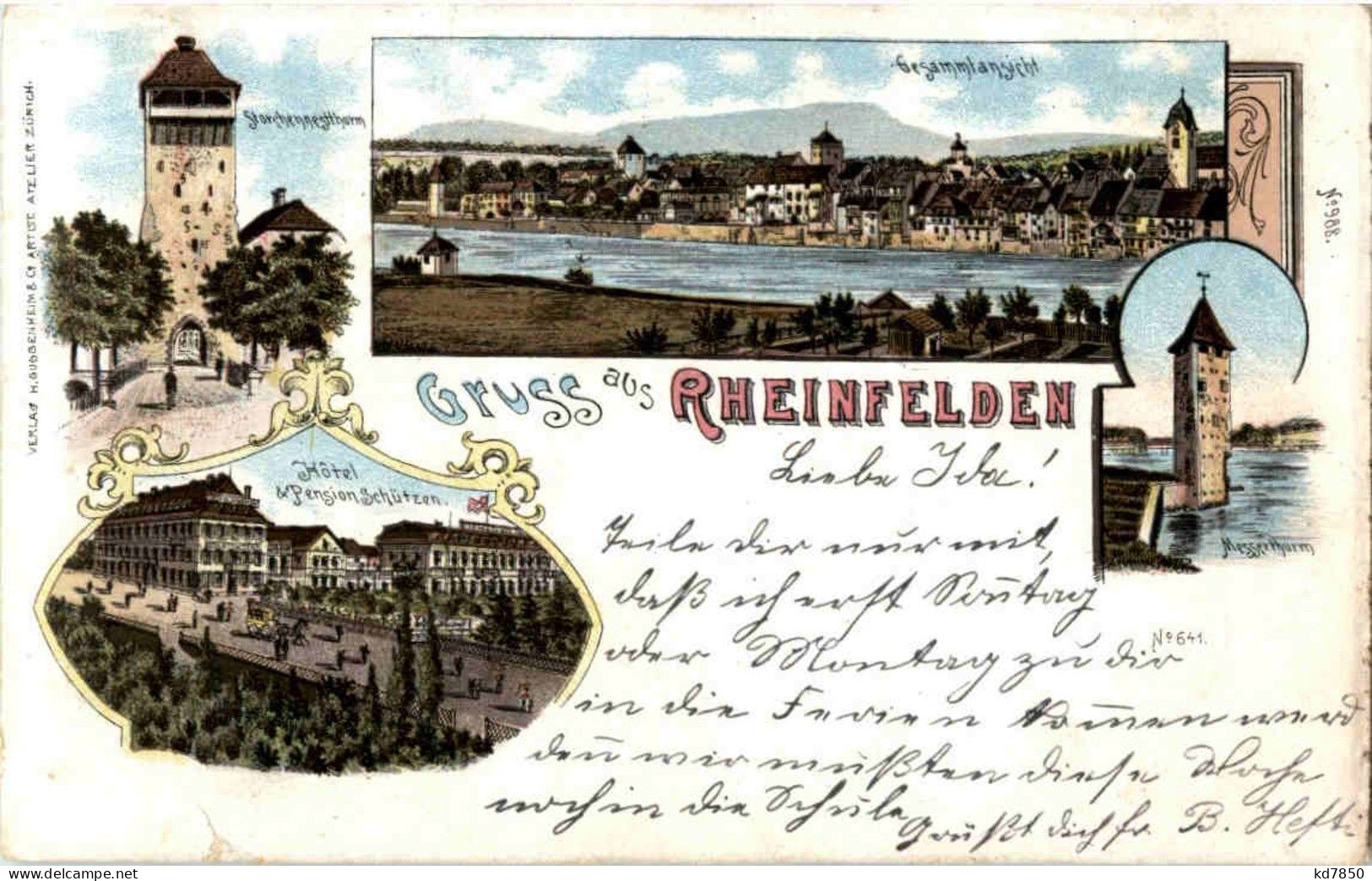 Gruss Aus Rheinfelden - Litho - Rheinfelden