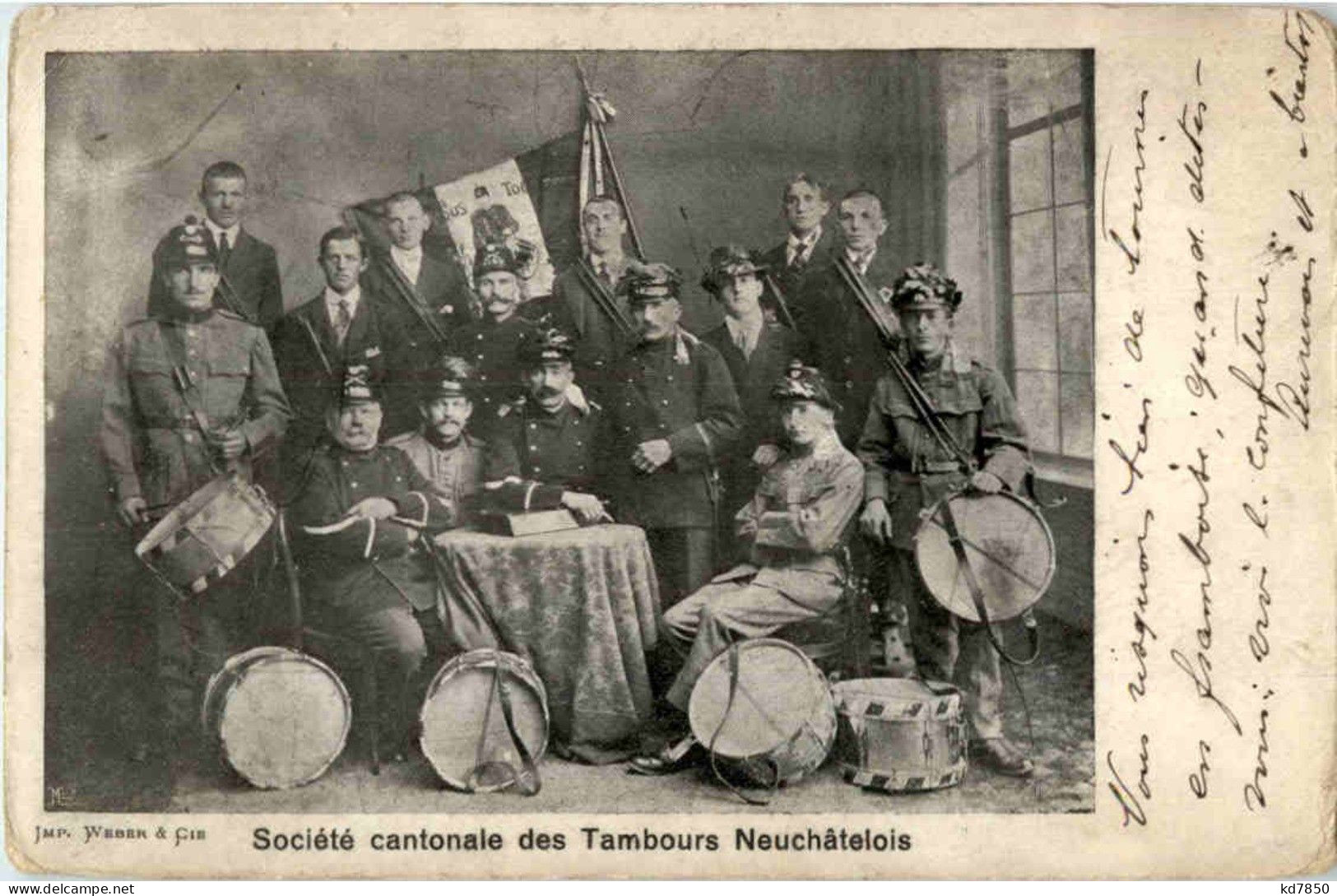 Neuchatel - Societe Cantonale Des Tambours - Neuchâtel