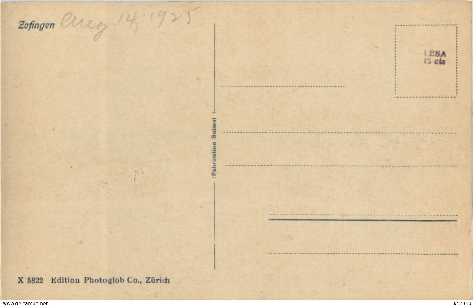 Zofingen - Sonstige & Ohne Zuordnung