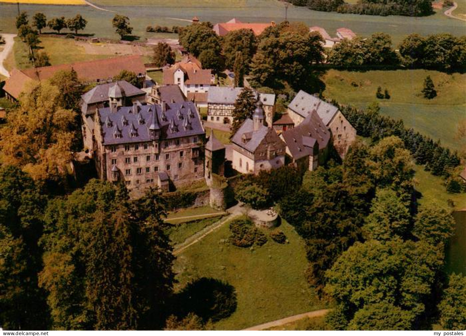73941609 Lauterbach_Hessen Schloss Eisenbach Fliegeraufnahme - Lauterbach