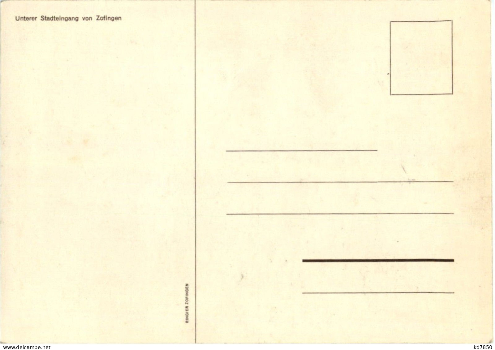 Zofingen - Unterer Stadteingang - Other & Unclassified