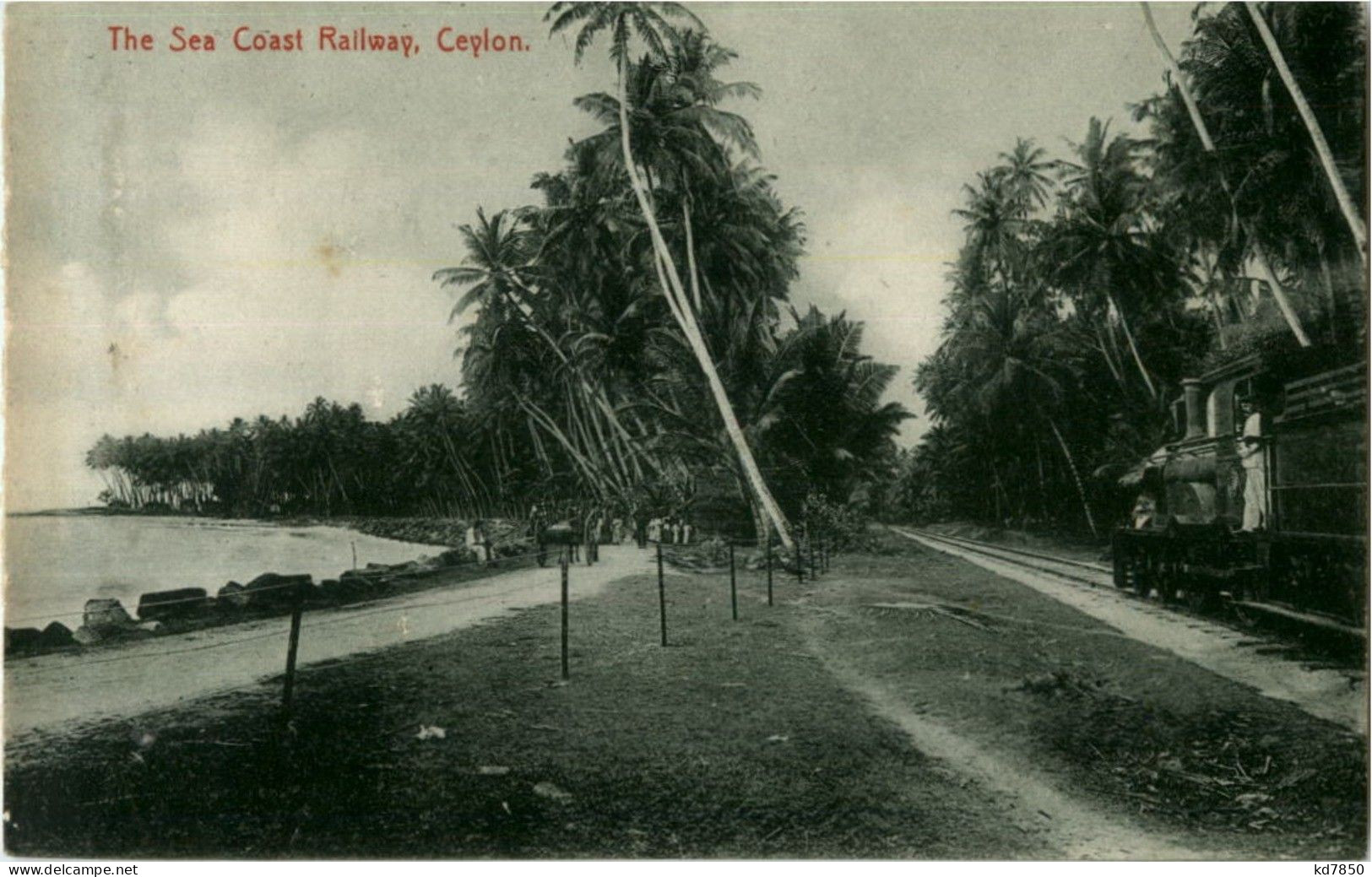 Cylon - The Sea Cosast Reilway - Train - Sri Lanka (Ceylon)