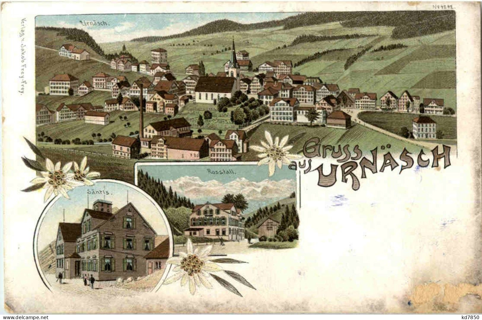 Gruss Aus Urnäsch - Litho - Urnäsch