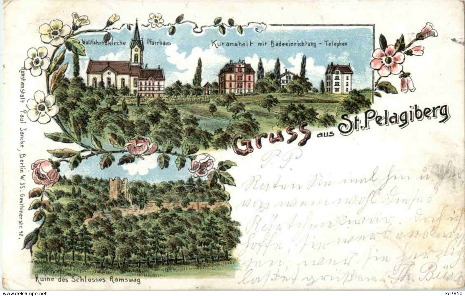 Gruss Aus St. Pelagiberg - Litho - Autres & Non Classés