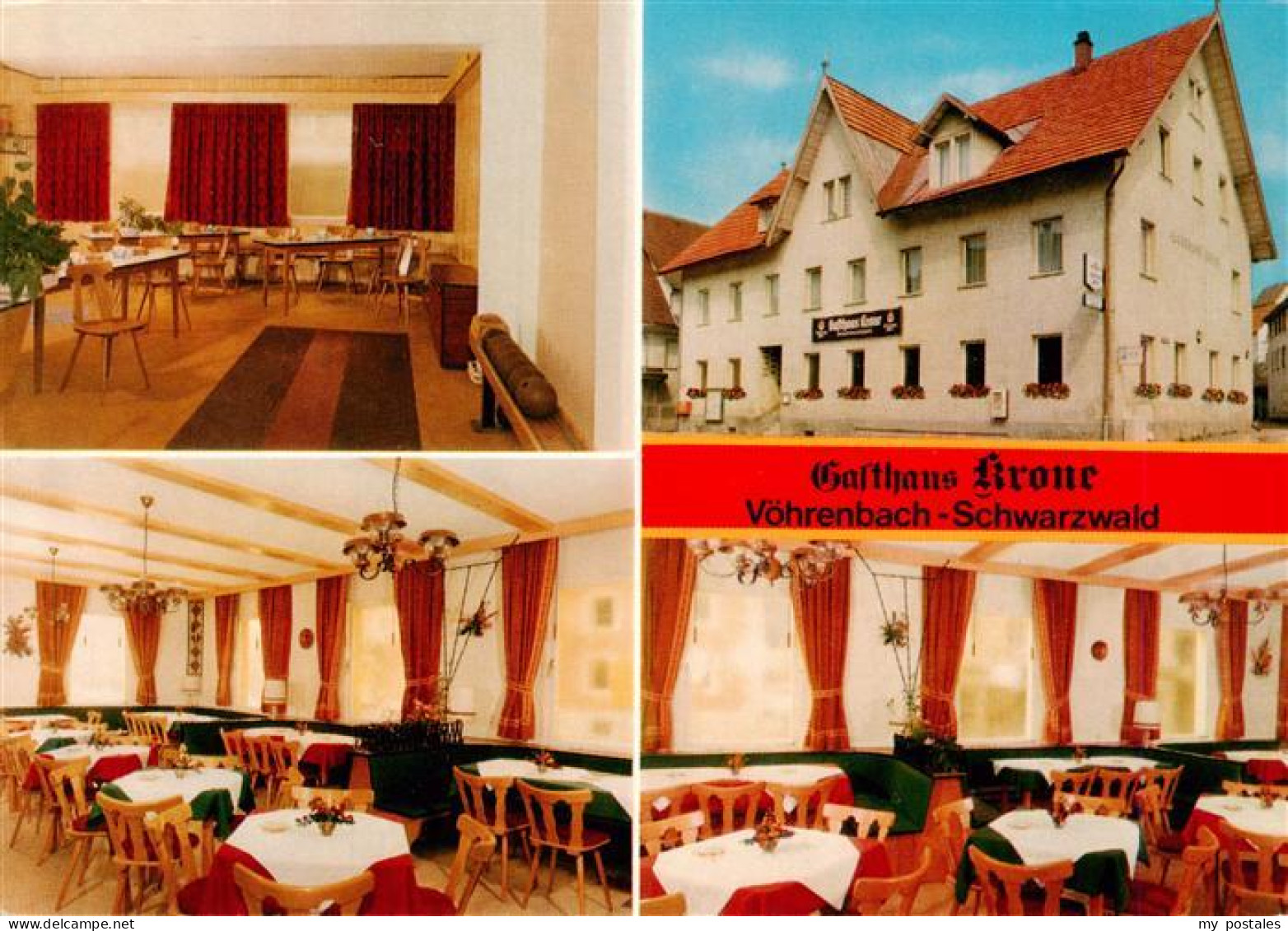 73941589 Voehrenbach Gasthaus Krone Gastraeume - Other & Unclassified