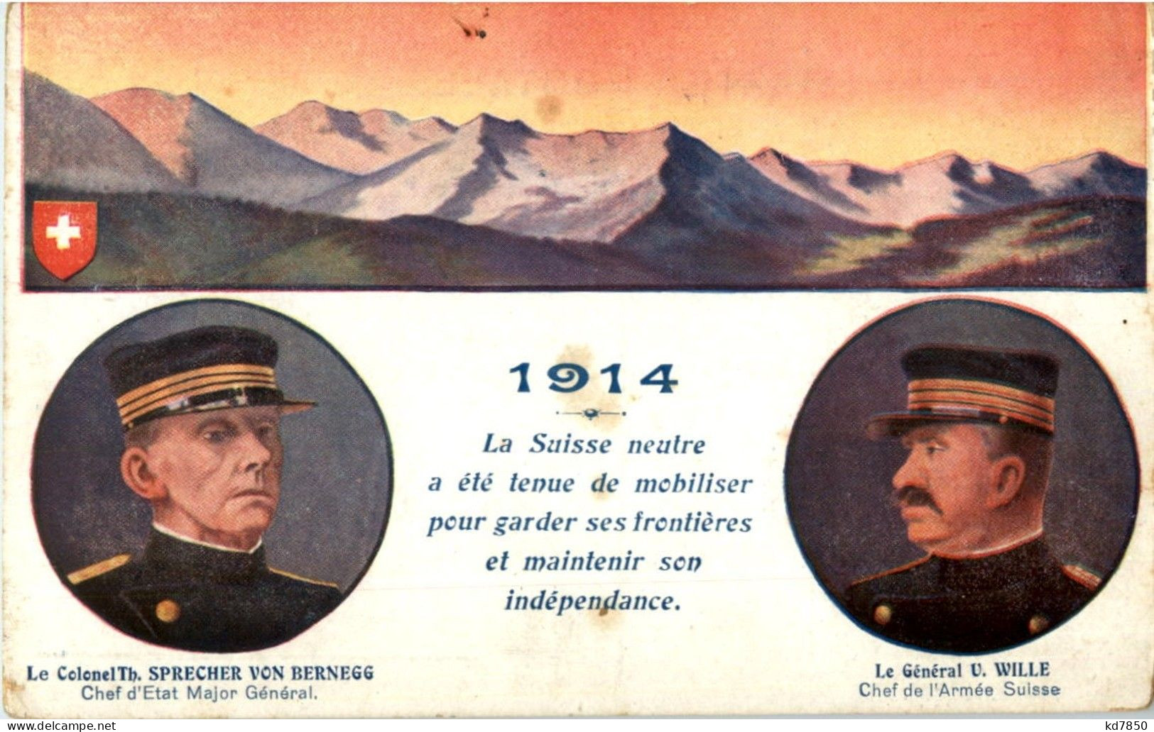 1914 - La Suisse - Militär - Other & Unclassified