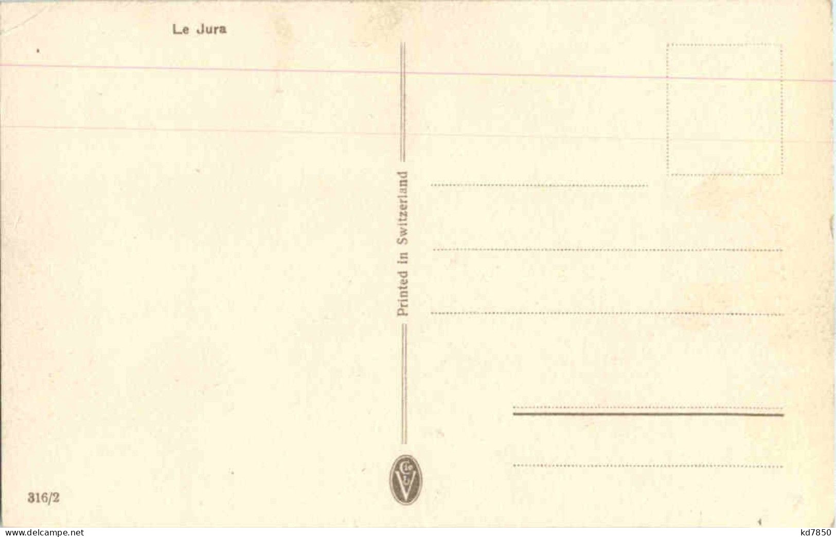 Le Jura - Künstlerkarte - Altri & Non Classificati