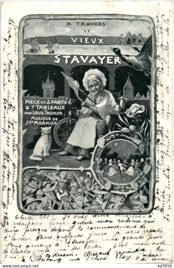 Estavayer - A Travers Le Vieux Stavayer - Estavayer