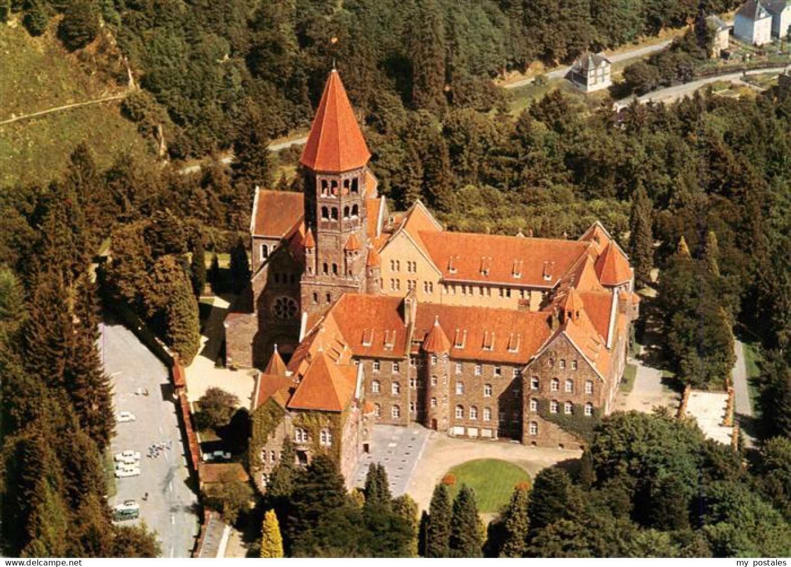 73941552 Clervaux_Luxembourg Abbaye Benedictine De St Maurice Et De St Maur Vue  - Sonstige & Ohne Zuordnung