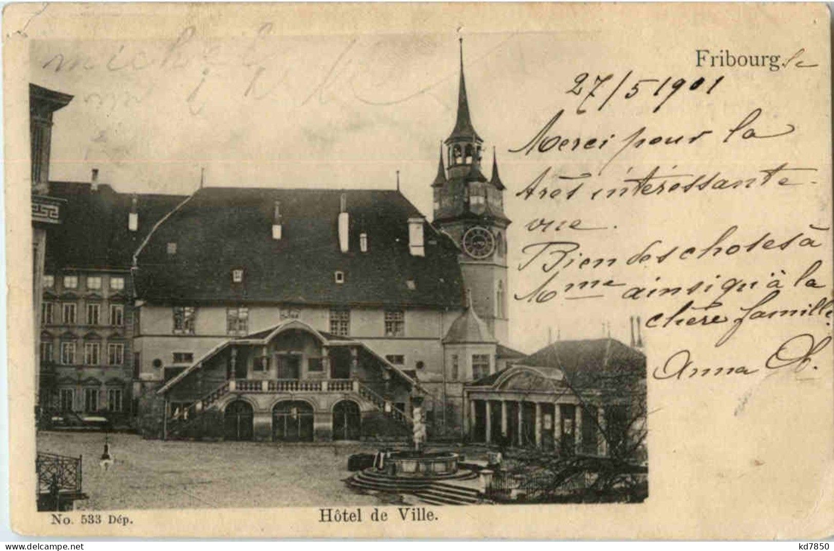 Fribourg - Hotel De Ville - Fribourg