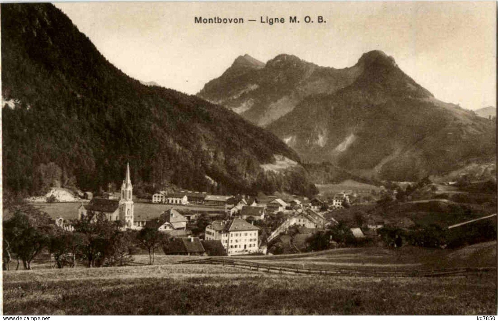 Montbovon - Ligne MOB - Montbovon