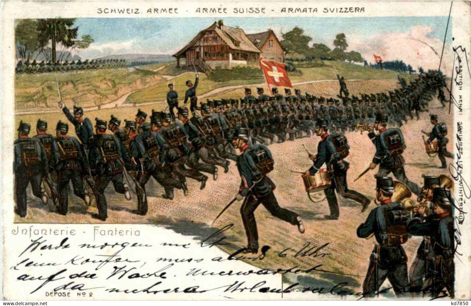 Armee Suisse - Litho - Sonstige & Ohne Zuordnung