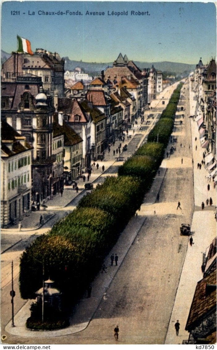 La Chaux De Fonds - Avenue Leopold Robert - La Chaux-de-Fonds