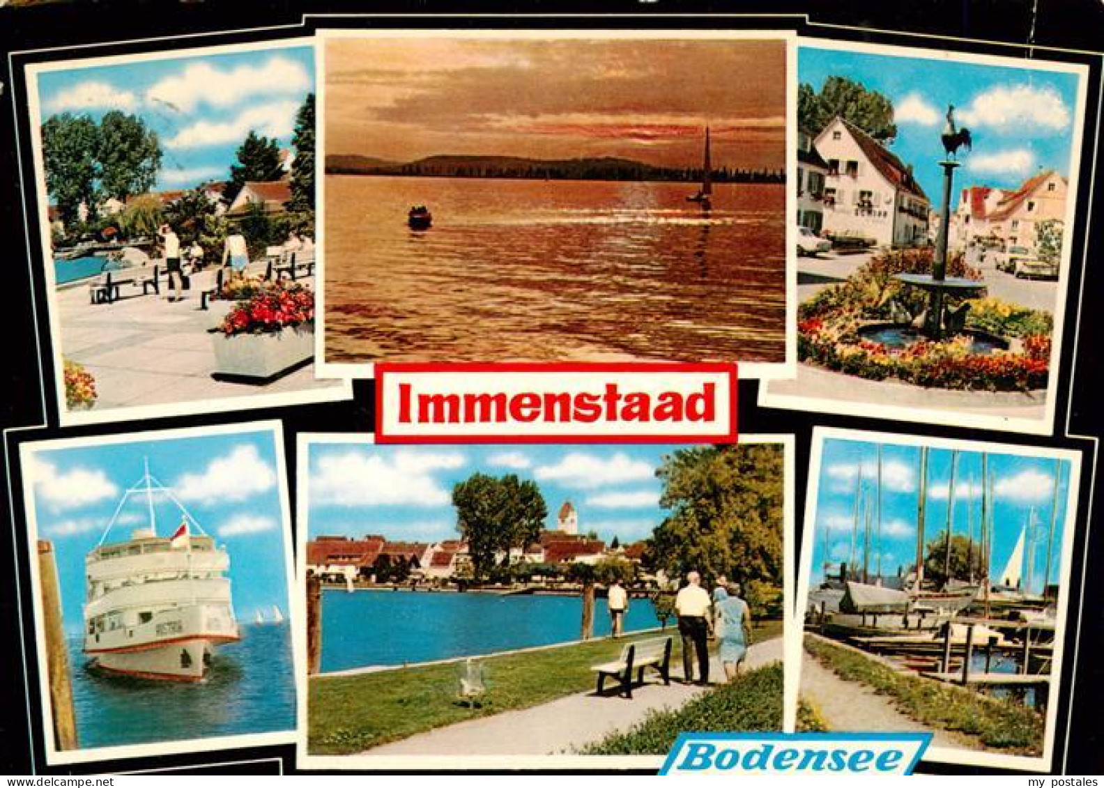 73941512 Immenstaad_Bodensee Promenade Seepartie Hennenbrunnen Fahrgastschiff Ya - Altri & Non Classificati