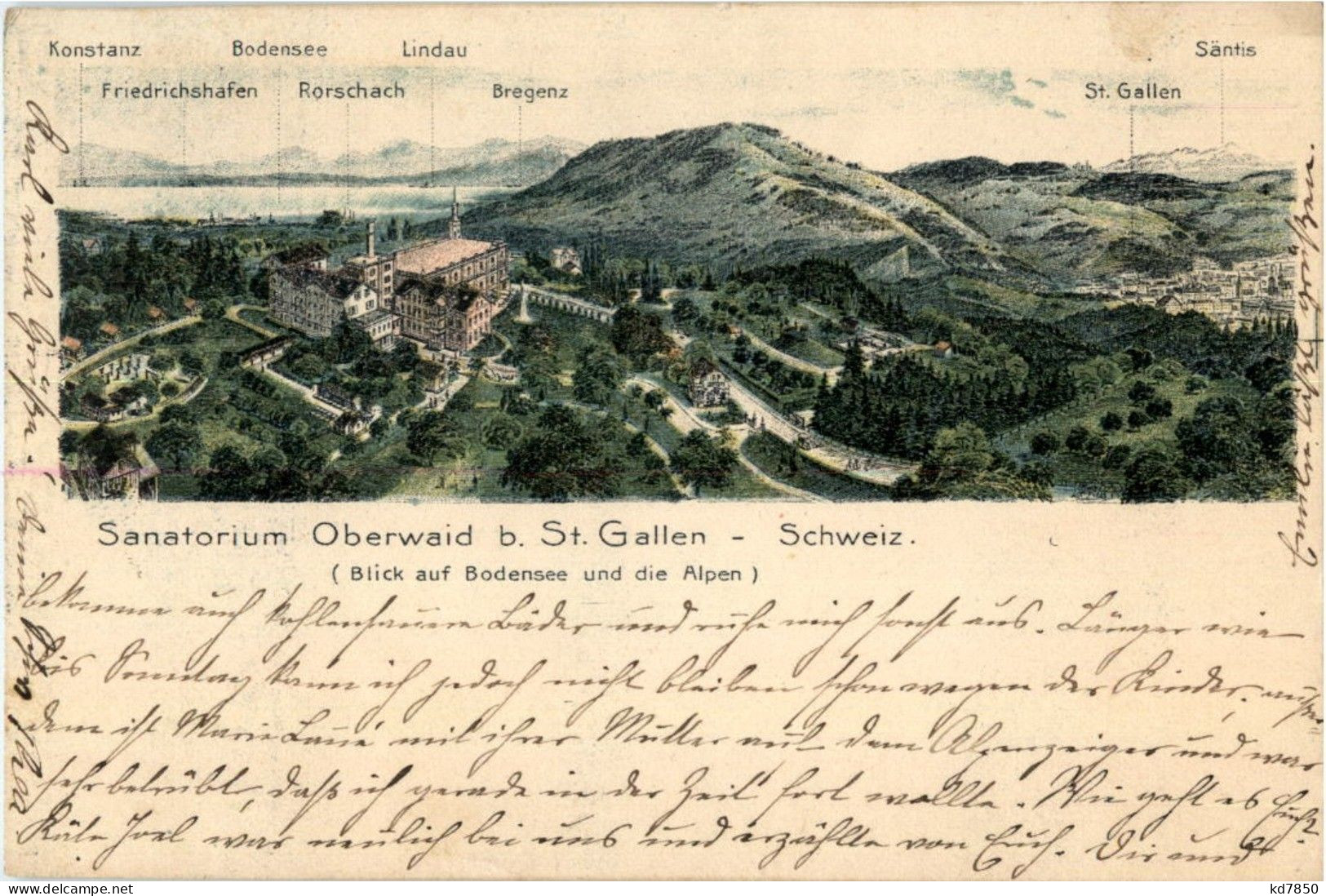 Sanatorium Oberwaid Bei St. Gallen - St. Gallen