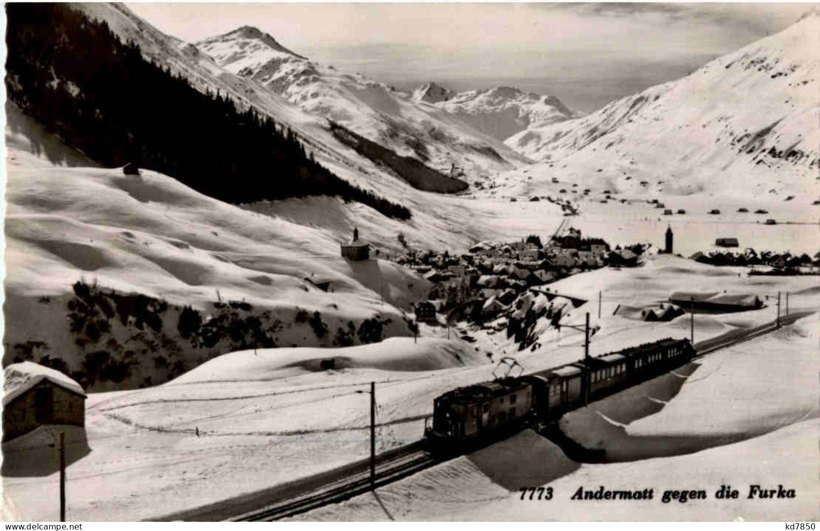 Andermatt Mit Eisenbahn - Andermatt