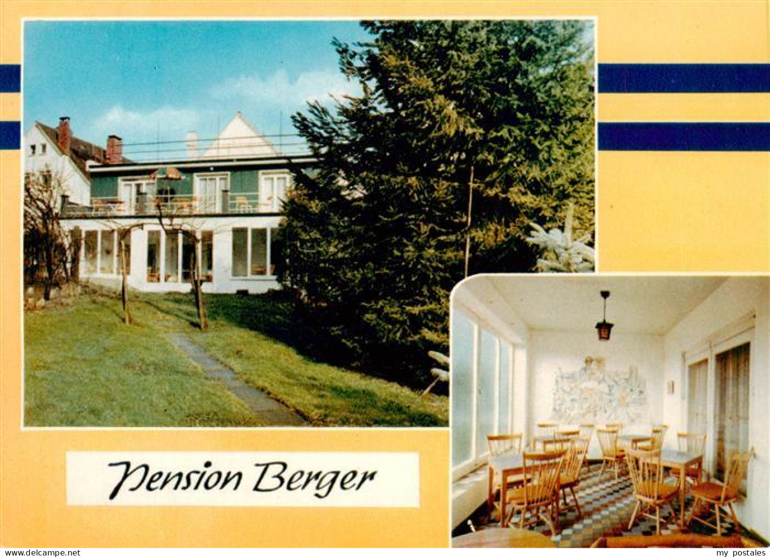 73941506 Hagnau_Bodensee Pension Berger Gastraum - Autres & Non Classés