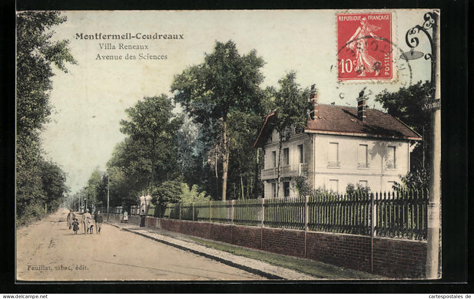 CPA Montfermeil-Coudreaux, Villa Reneaux, Avenue Des Sciences  - Montfermeil