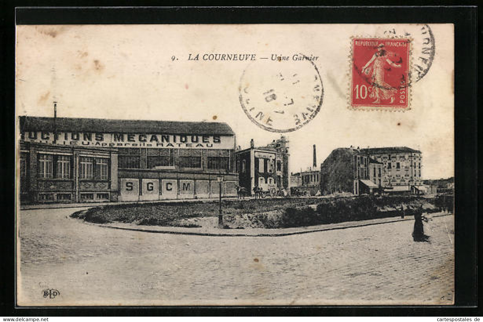 CPA La Courneuve, Usine Garnier  - La Courneuve