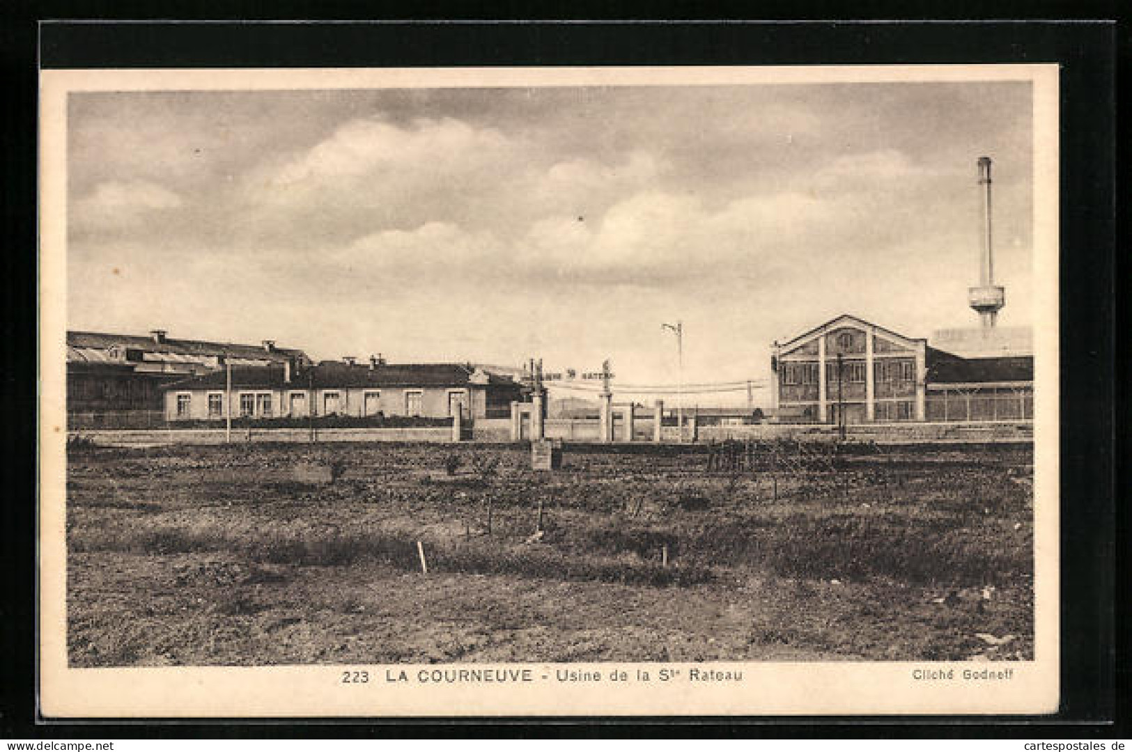 CPA La Courneuve, Usine De La Sainte-Rateau  - La Courneuve